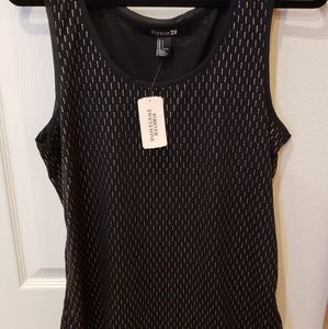 Black tank top, blouse